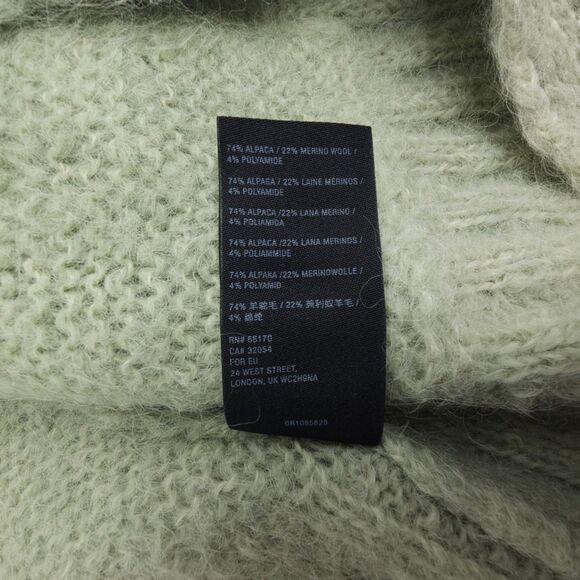 NEW Anthropologie Alpaca Merino Wool Jenee Dip-Dye Ombre Cardigan Boho Lagenlook - Picture 7 of 8